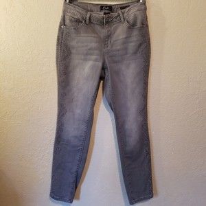 Earl Jeans Grey Skinny Ankle Size 6-8